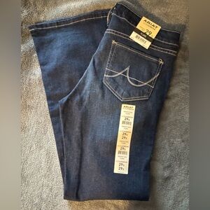 Ariat UltraStretch Flare Jeans in Deep Blue